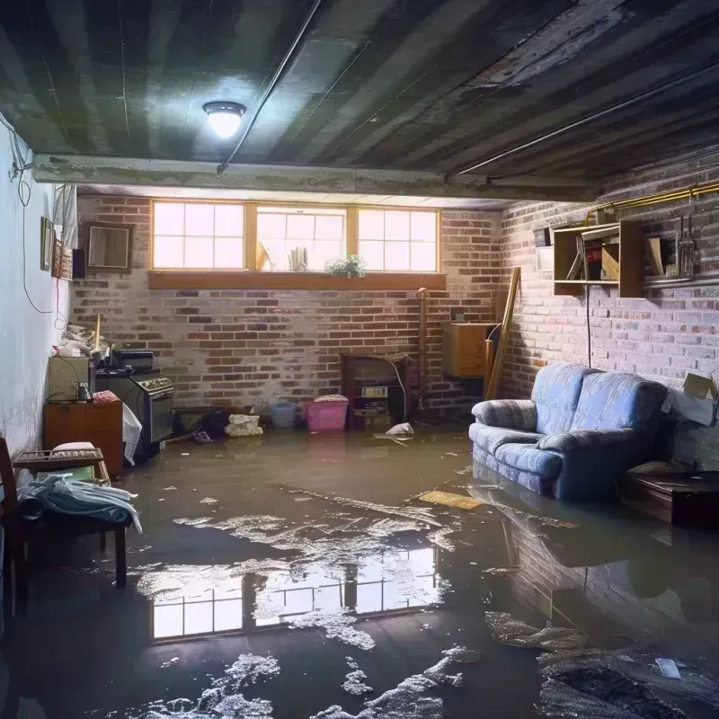 Flooded Basement Cleanup in Van Buren, ME